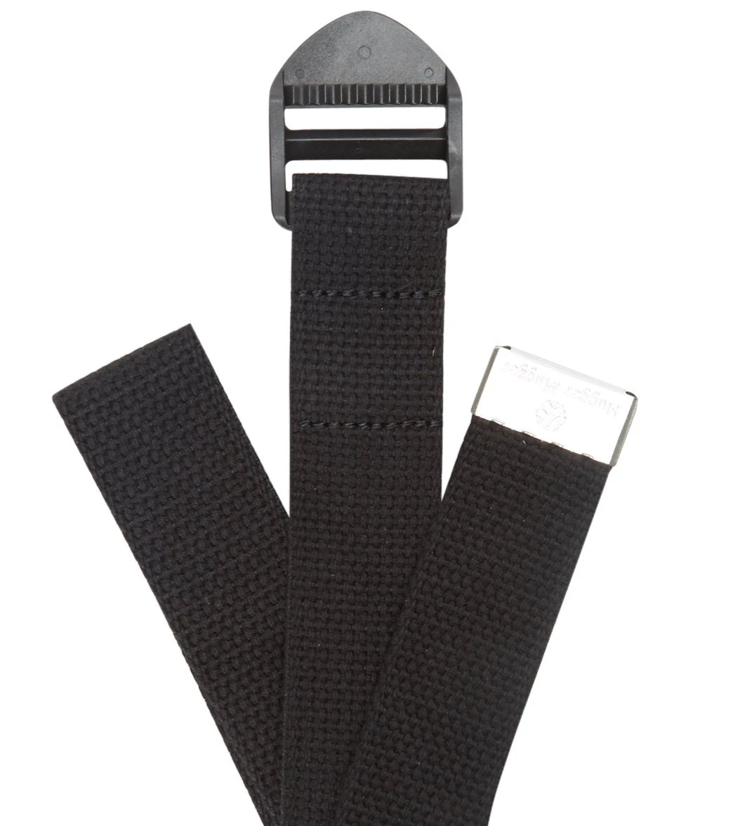 Hugger Mugger 8' Cotton Cinch Yoga Strap Black 1 Hugger Mugger 8' Cotton Cinch Yoga Strap Black