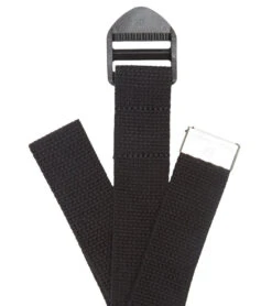 Hugger Mugger 6' Cotton Cinch Yoga Strap Black