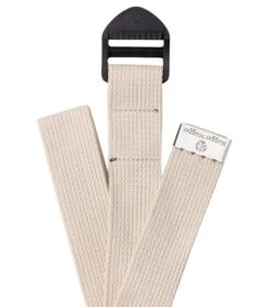 Hugger Mugger 6' Cotton Cinch Yoga Strap 33 Hugger Mugger 6' Cotton Cinch Yoga Strap -Yoga Balance 1739969101859 natural 2a