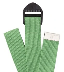 Hugger Mugger 6' Cotton Cinch Yoga Strap Light Green