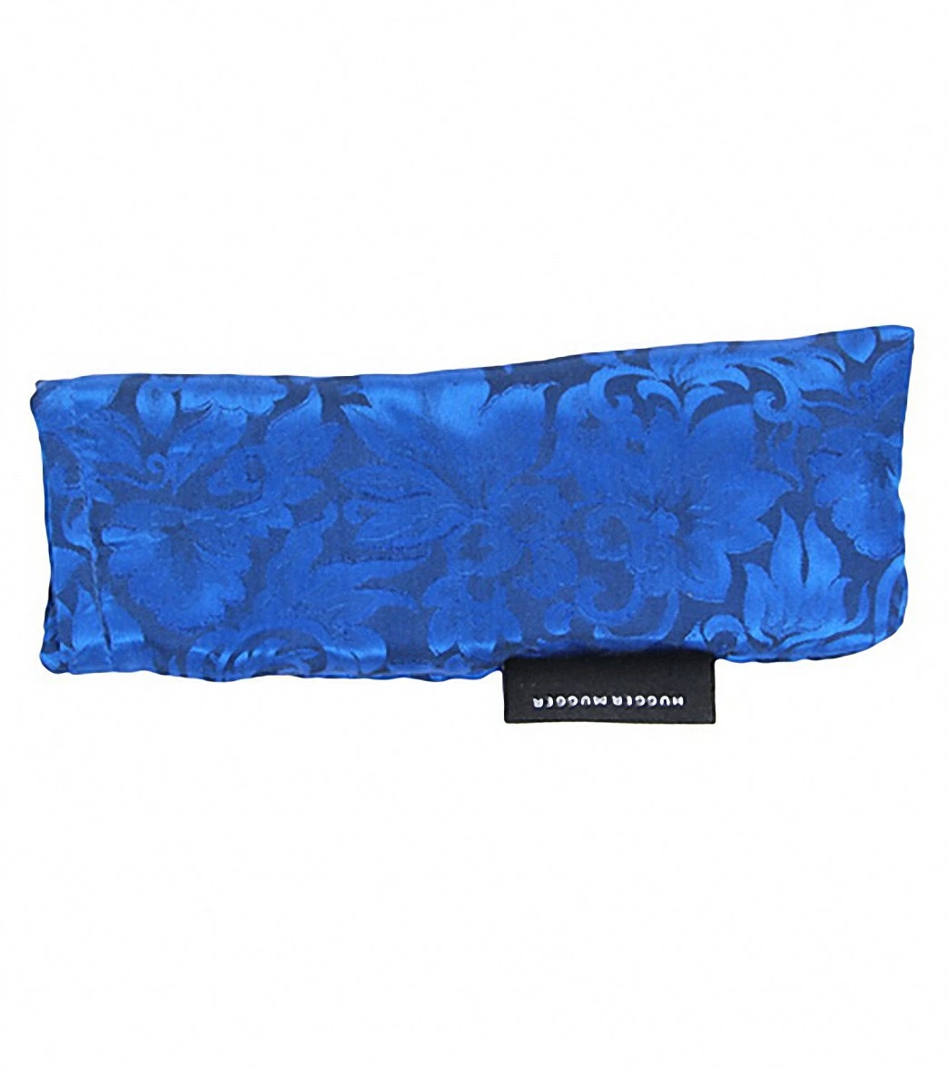 Hugger Mugger Piccolo Silk Yoga Eye Pillow - Herbal Cobalt 2 Hugger Mugger Piccolo Silk Yoga Eye Pillow - Herbal Cobalt - Image 2