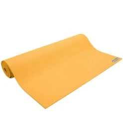 Jade Yoga Harmony Natural Rubber Yoga Mat 74" 5mm Saffron