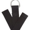 Hugger Mugger D-Ring Cotton Yoga Strap 6' Black