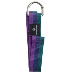 Hugger Mugger D-Ring Cotton Yoga Strap 6' -Yoga Balance 1740026118179 multi 2a 1