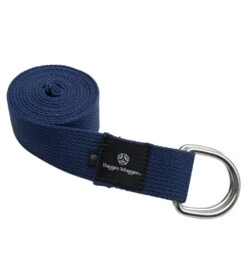 Hugger Mugger D-Ring Cotton Yoga Strap 6' -Yoga Balance 1740026216483 navy 1a