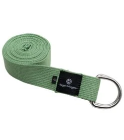 Hugger Mugger D-Ring Cotton Strap 8' Light Green -Yoga Balance 1740027658275 lightgreen