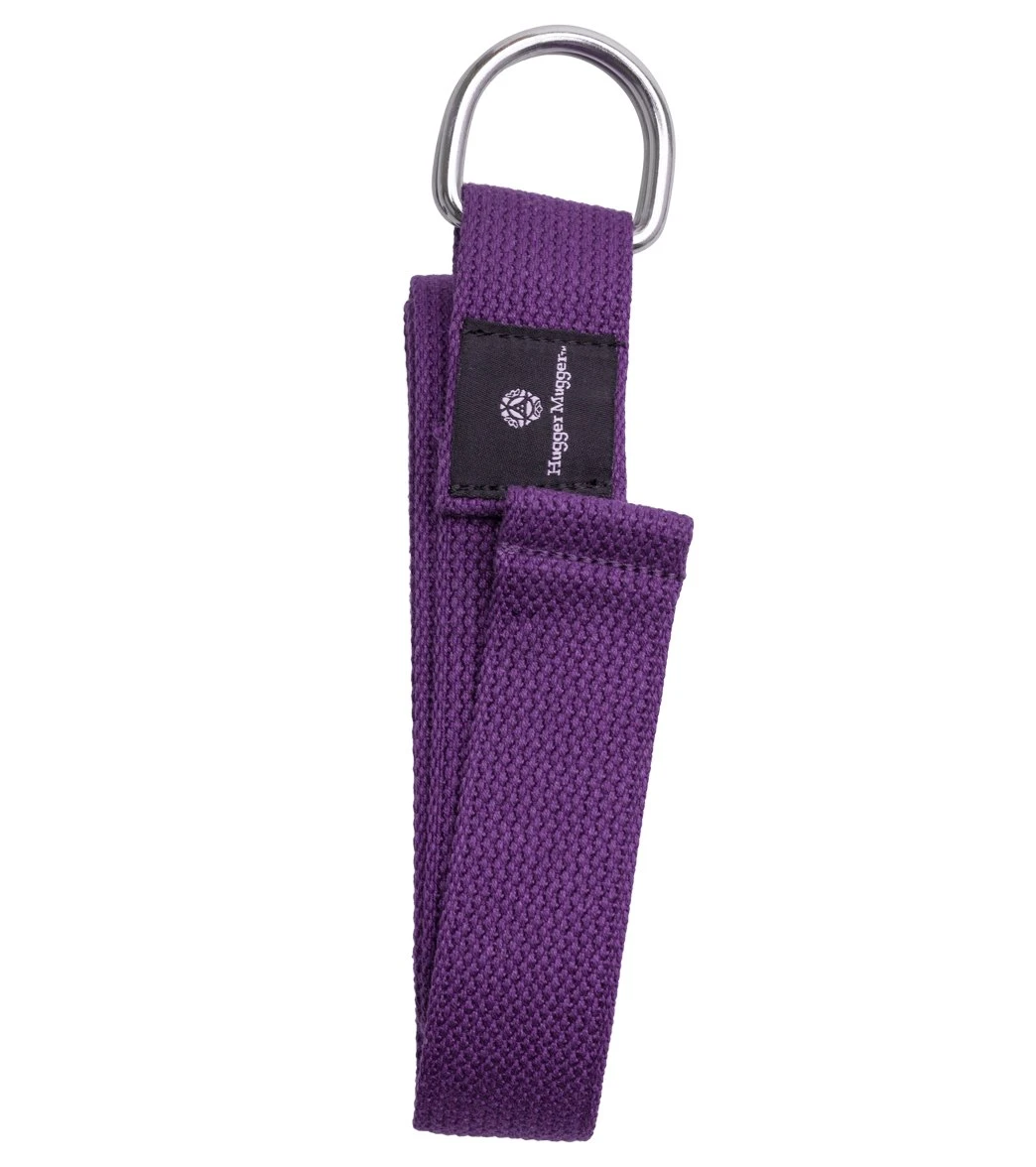 Hugger Mugger D-Ring Cotton Strap 8' Purple 1 Hugger Mugger D-Ring Cotton Strap 8' Purple