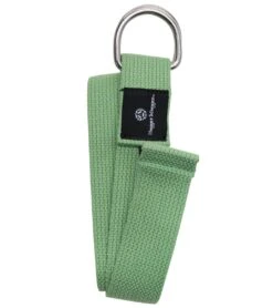 Hugger Mugger D-Ring Cotton Yoga Strap 10' Light Green