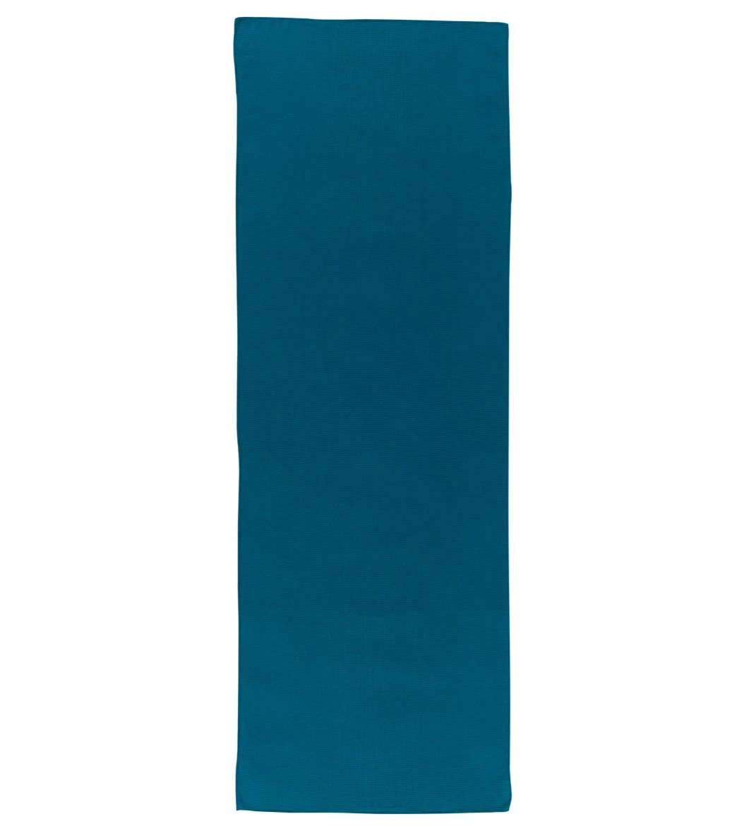 Everyday Yoga Waffle Grip Mat Towel Peacock 1 Everyday Yoga Waffle Grip Mat Towel Peacock