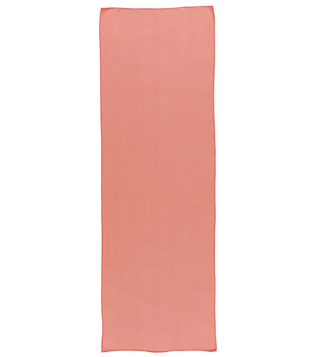 Everyday Yoga Waffle Grip Mat Towel Coral 1 Everyday Yoga Waffle Grip Mat Towel Coral
