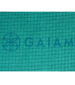 Gaiam No Slip Yoga Mat Towel Turquoise Sea -Yoga Balance 1740090408995 turquoisesea 5a