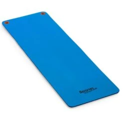 AeroMat Elite Workout Mat With Eyelets, 1/2"x23"x72" Blue