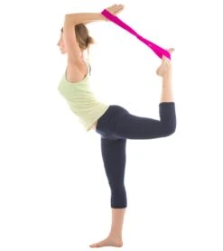 Infinity Strap Cotton Medium 16" Yoga Strap -Yoga Balance 1740156534819 guava 2a 1