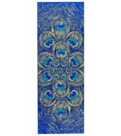 Gaiam Sapphire Feather Printed Yoga Mat 68" 6mm Extra Thick Sapphire Feather -Yoga Balance 1740223774755 sapphirefeather