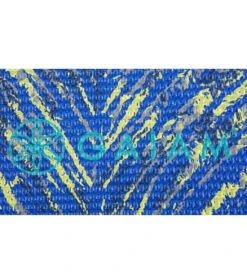 Gaiam Sapphire Feather Printed Yoga Mat 68" 6mm Extra Thick Sapphire Feather -Yoga Balance 1740223774755 sapphirefeather 5a