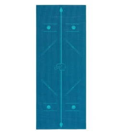 Front Page 57 Everyday Yoga Kids' Alignment Yoga Mat 60 Inch 5mm Peacock With Print
