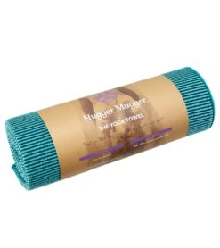Hugger Mugger The Yoga Mat Towel 72" 1.6mm Teal -Yoga Balance 1740264505379 teal 3a 1