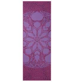 Gaiam Lilac Aurora Premium Reversible Yoga Mats 68" 6mm -Yoga Balance 1740450136099 lilacaurora