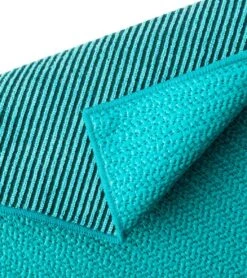 Gaiam Grippy Yoga Mat Towel Teal -Yoga Balance 1740709855267 teal 4a