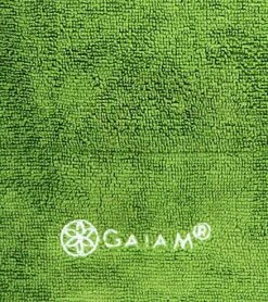 Gaiam Grippy Yoga Mat Towel Apple Green -Yoga Balance 1740710019107 applegreen 5a