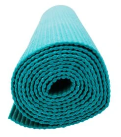 Gaiam 2-Color Yoga Mat 68" 4mm -Yoga Balance 1741193904163 turquoisesea 3a