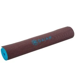 Gaiam 2-Color Yoga Mat 68" 4mm -Yoga Balance 1741194100771 earthsky 5a