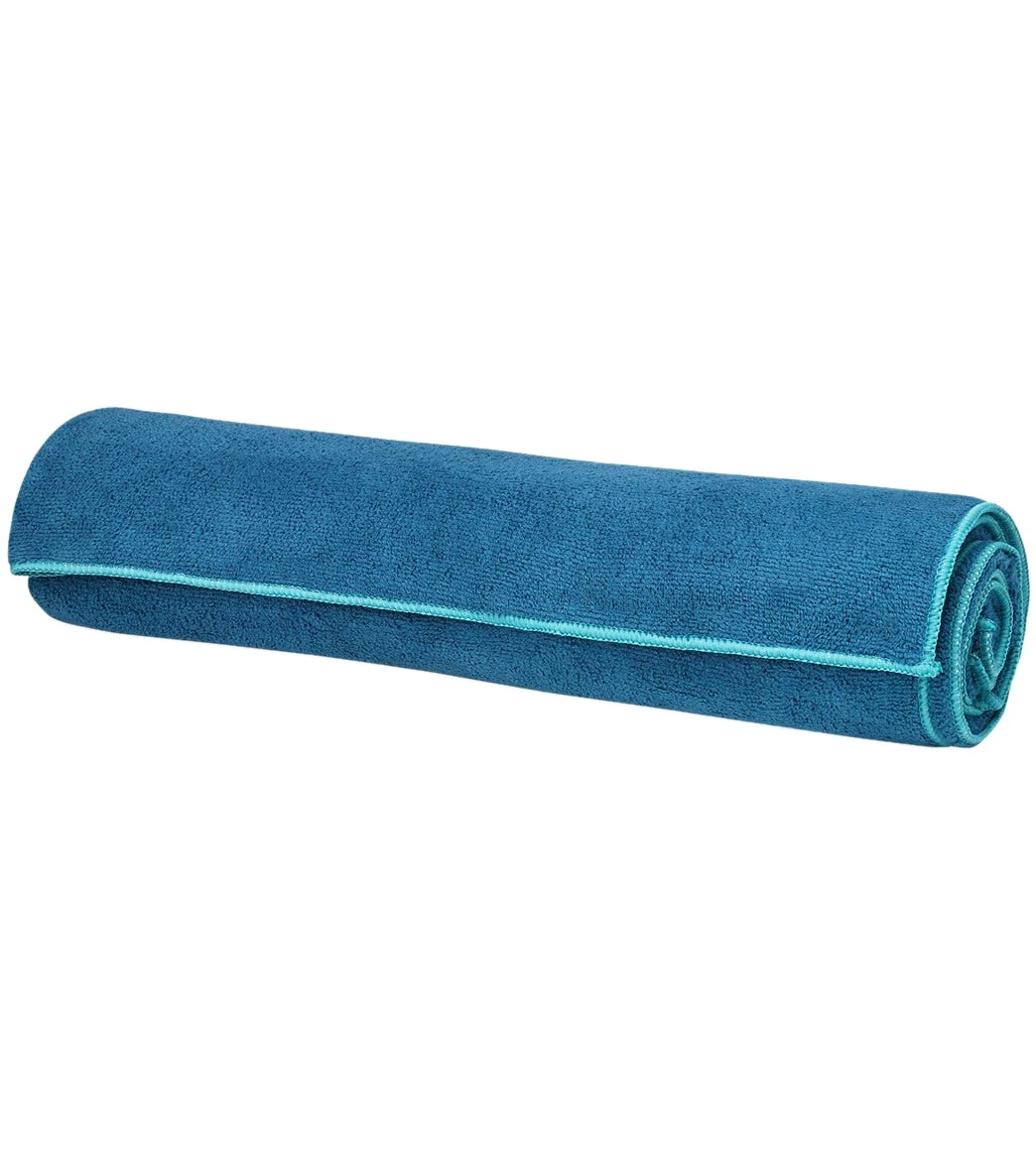 Gaiam Stay-Put Yoga Mat Towel Lake 1 Gaiam Stay-Put Yoga Mat Towel Lake