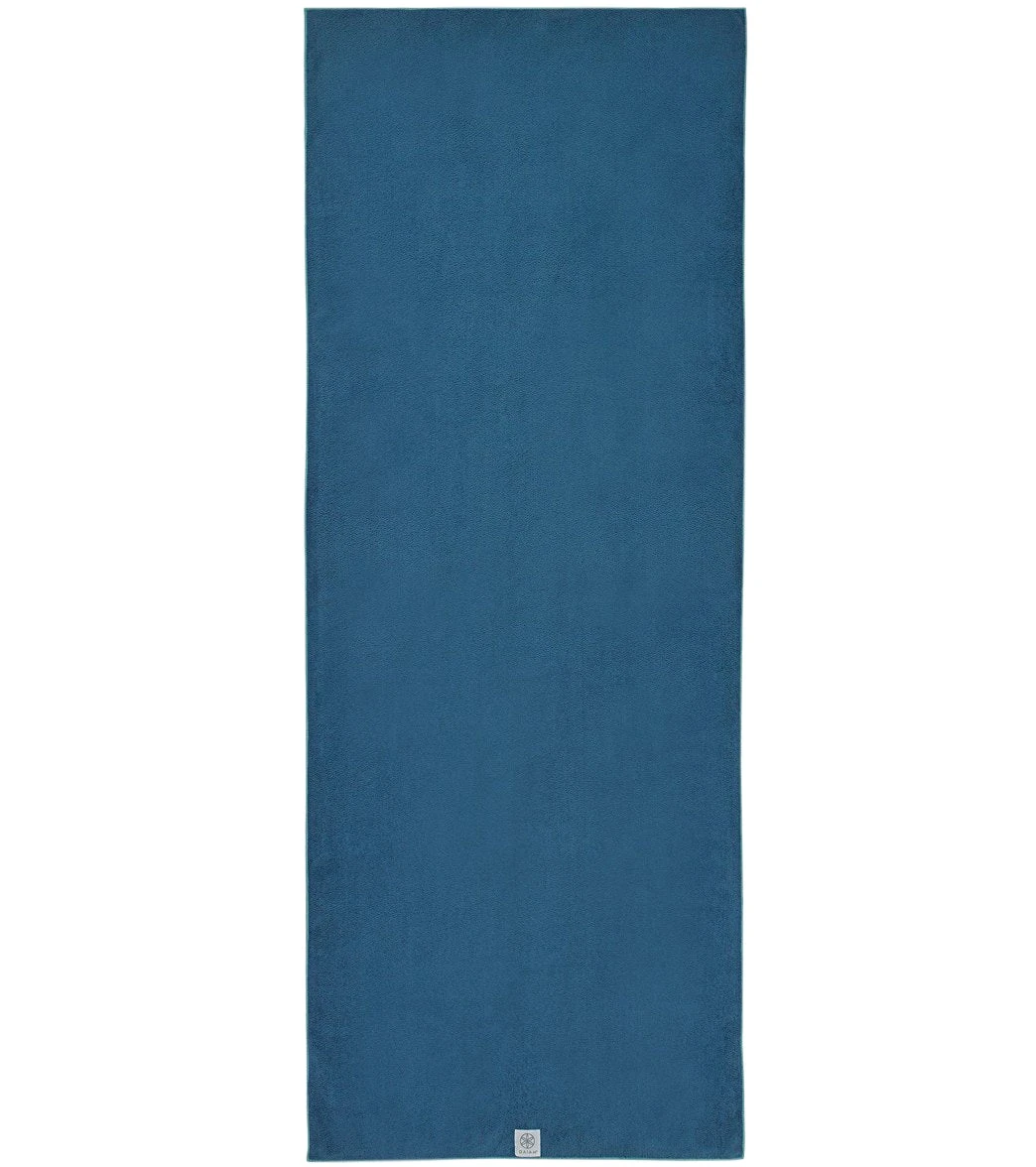 Gaiam Stay-Put Yoga Mat Towel Lake 3 Gaiam Stay-Put Yoga Mat Towel Lake - Image 3