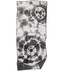 Nomadix Black Tie Dye Yoga Mat Towel -Yoga Balance 4343661330475 black