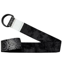 Yoga Design Lab Yoga Strap 8' Mandala Black 6 Yoga Design Lab Yoga Strap 8' Mandala Black -Yoga Balance 4377771016235 mandalablack 4a 1
