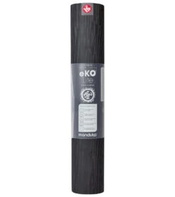 Manduka EKO Lite Yoga Mat 71" 4mm Black -Yoga Balance 4389997838379 black 4a