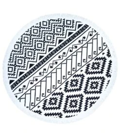 Beach Lulu The Tribal Round Beach Towel Tribal
