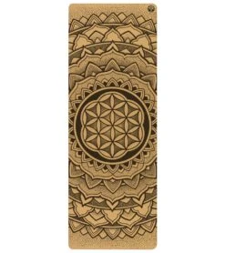 Yoloha Aura Cork Yoga Mat 72" -Yoga Balance 4839054442539 earthrest 1a