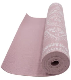 Oak And Reed 4mm Yoga Mat, Medallion Tapestry Mauve