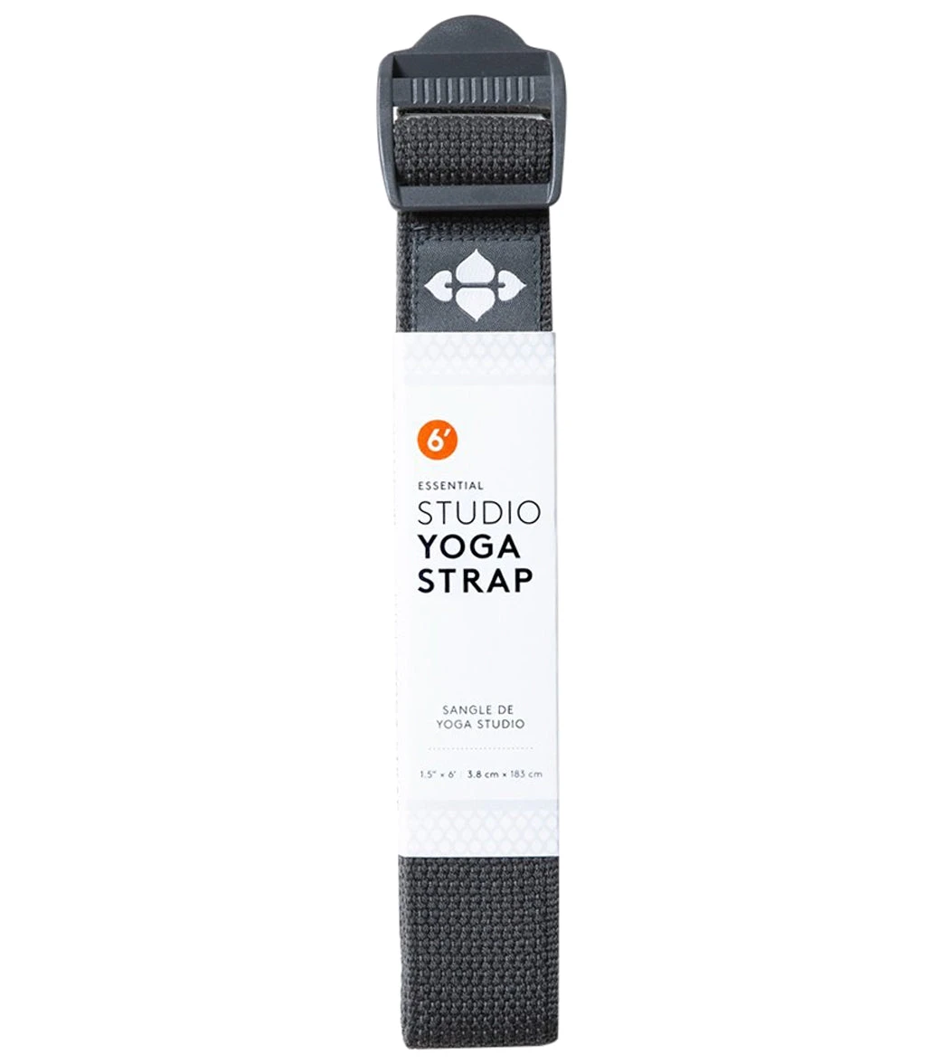 Halfmoon 6' Organic Cotton Loop Strap Charcoal 1 Halfmoon 6' Organic Cotton Loop Strap Charcoal