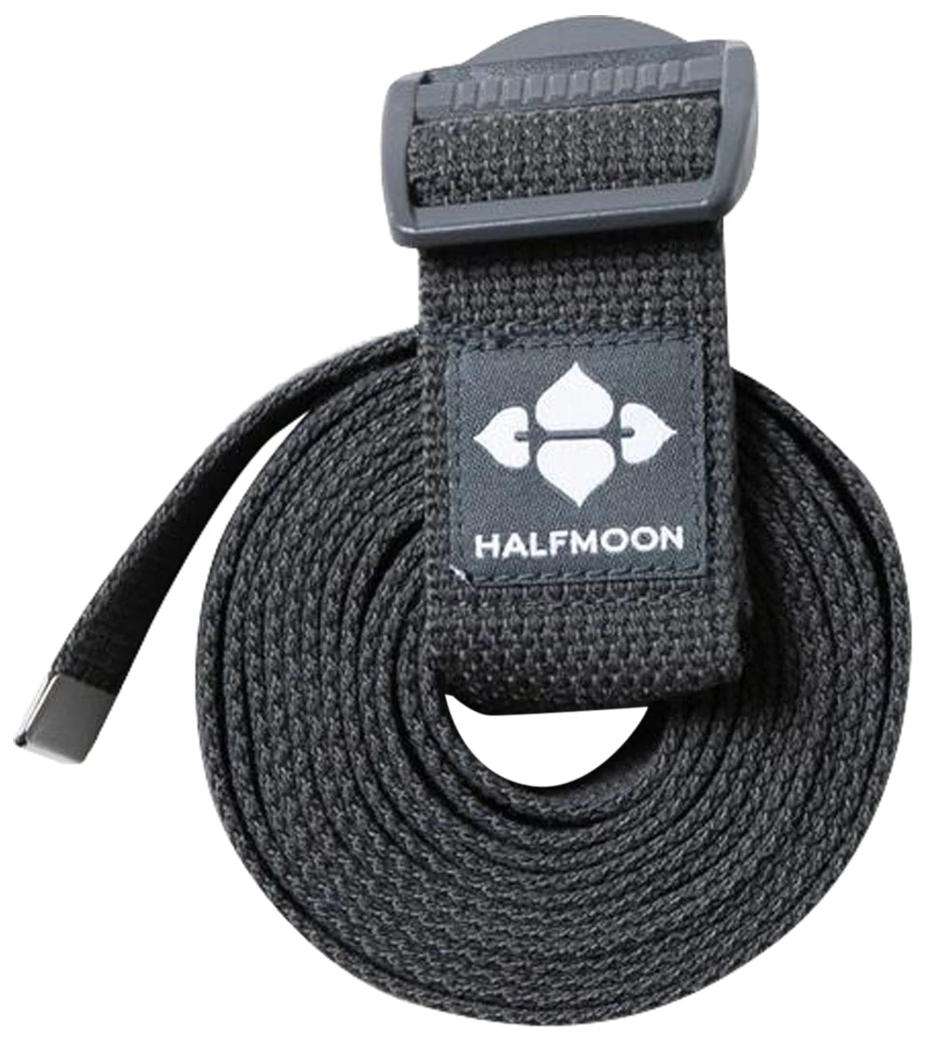 Halfmoon 6' Organic Cotton Loop Strap Charcoal 2 Halfmoon 6' Organic Cotton Loop Strap Charcoal - Image 2