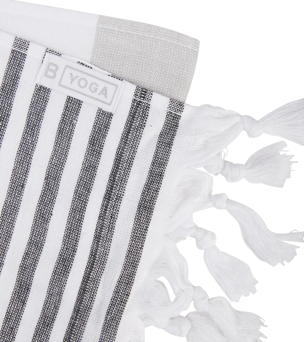 B Yoga The Full Body Towel Shadow Stripe 1 B Yoga The Full Body Towel Shadow Stripe