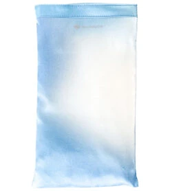 Halfmoon Crystal Collection Silk Eye Pillow -Yoga Balance 6568562130987 clearquartz