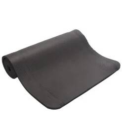 Everyday Yoga ½” Thick Yoga Fitness Exercise Mat With Mat Sling 72” X 26” -Yoga Balance 6577632968747 black