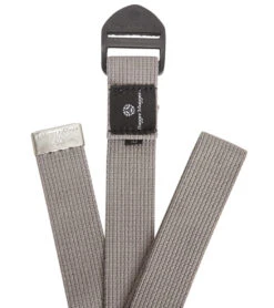Hugger Mugger 10' Cotton Cinch Yoga Strap -Yoga Balance 6618081624107 grey 2a