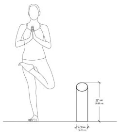 Mache Homi Yoga Mat Storage Tube | Ripple Blue -Yoga Balance 6623946866731 blue 7a