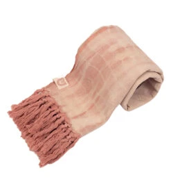 Oko Living Yoga Towel Rose Quartz Shibori