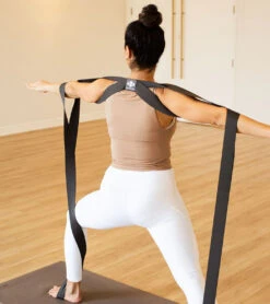 Halfmoon Essential Alignment Band -Yoga Balance 6832690266155 charcoal 5a