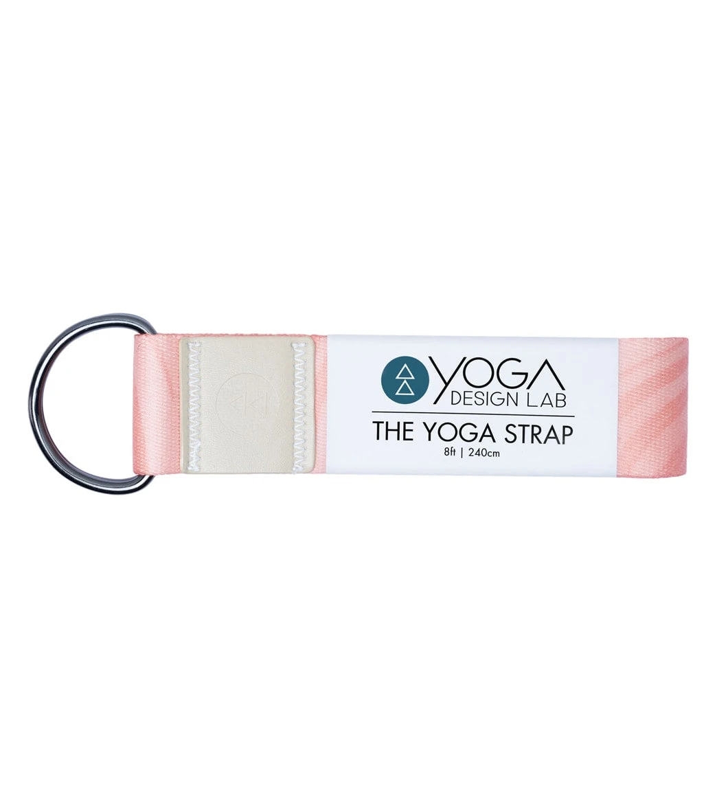 Yoga Design Lab Yoga Strap Coral 4 Yoga Design Lab Yoga Strap Coral - Image 4