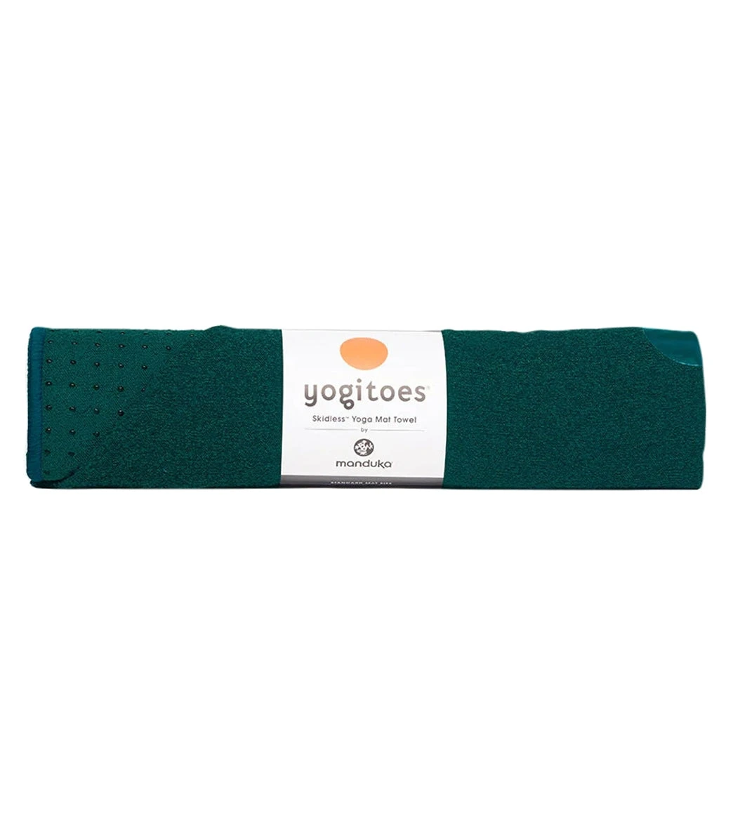Manduka Yogitoes® Yoga Mat Towel, 71" Deep Sea 2 Manduka Yogitoes® Yoga Mat Towel, 71" Deep Sea - Image 2