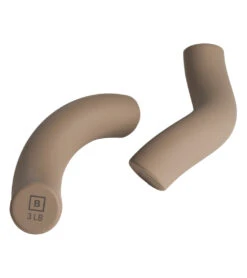 B Yoga 3 Lbs Helix Weights -Yoga Balance 7010085634091 cacao 3a