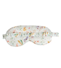 Halfmoon Silk Eye Mask -Yoga Balance 7057948475435 flora 2a