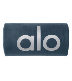 Alo Yoga Grounded No-Slip Mat Towel Eclipse -Yoga Balance 7069184819243 eclipse