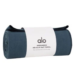 Front Page 28 Alo Yoga Grounded No-Slip Mat Towel Eclipse