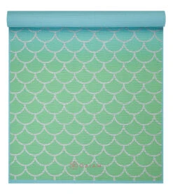 Gaiam Kid's Mermaid Yoga Mat -Yoga Balance 7093389459499 metallicmermaid 3a